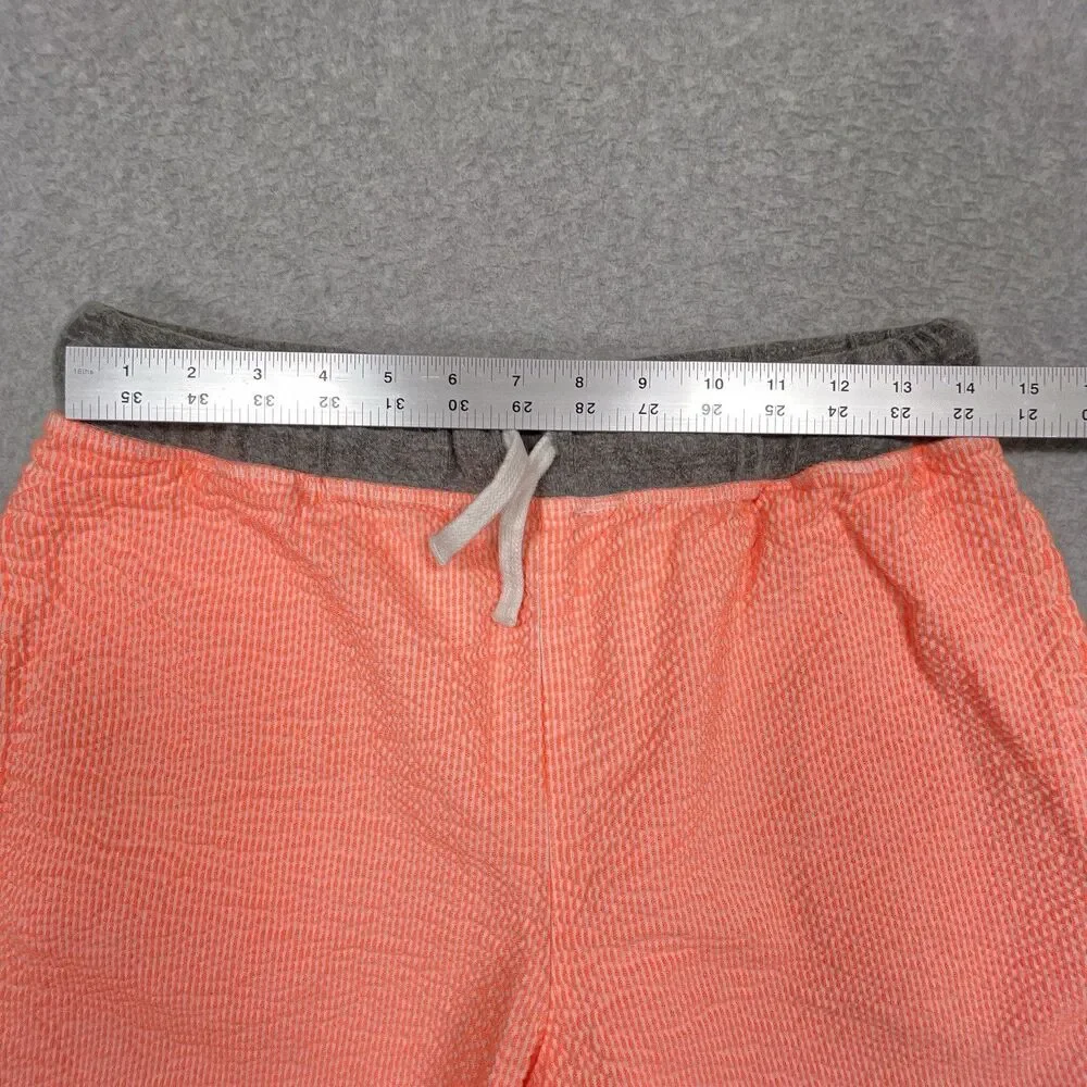 Chubbies Swim Trunks Mens Sz Medium Seersucker Orange Unlined Baggies Shorts USA